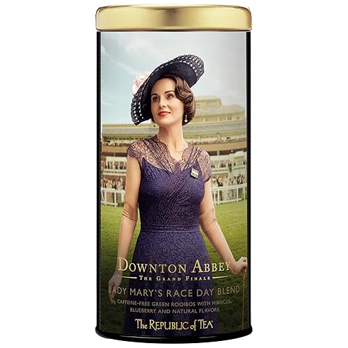 The Republic of Tea - Downton Abbey Lady Mary’s Race Day Herbal Tea Blend, 36 Tea Bags