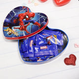 Spiderman Heart Box, 10 Individually Wrapped Chocolatey Candy Assortment, Gift Set, 2.12 Ounces