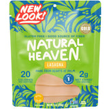 Natural Heaven Lasagna Noodles, Hearts of Palm - Naturally Rich in Potassium, Low-Calorie Veggie Pasta, Keto & Gluten-Free Food, Vegan, 9 Oz Ea