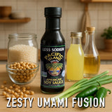 Pacific Island Naturally Fermented Soy Sauce, Low-Sodium • Fat-Free • Gluten-Free • Non-GMO • Sugar-Free • No MSG • 13 oz (2-Pack)
