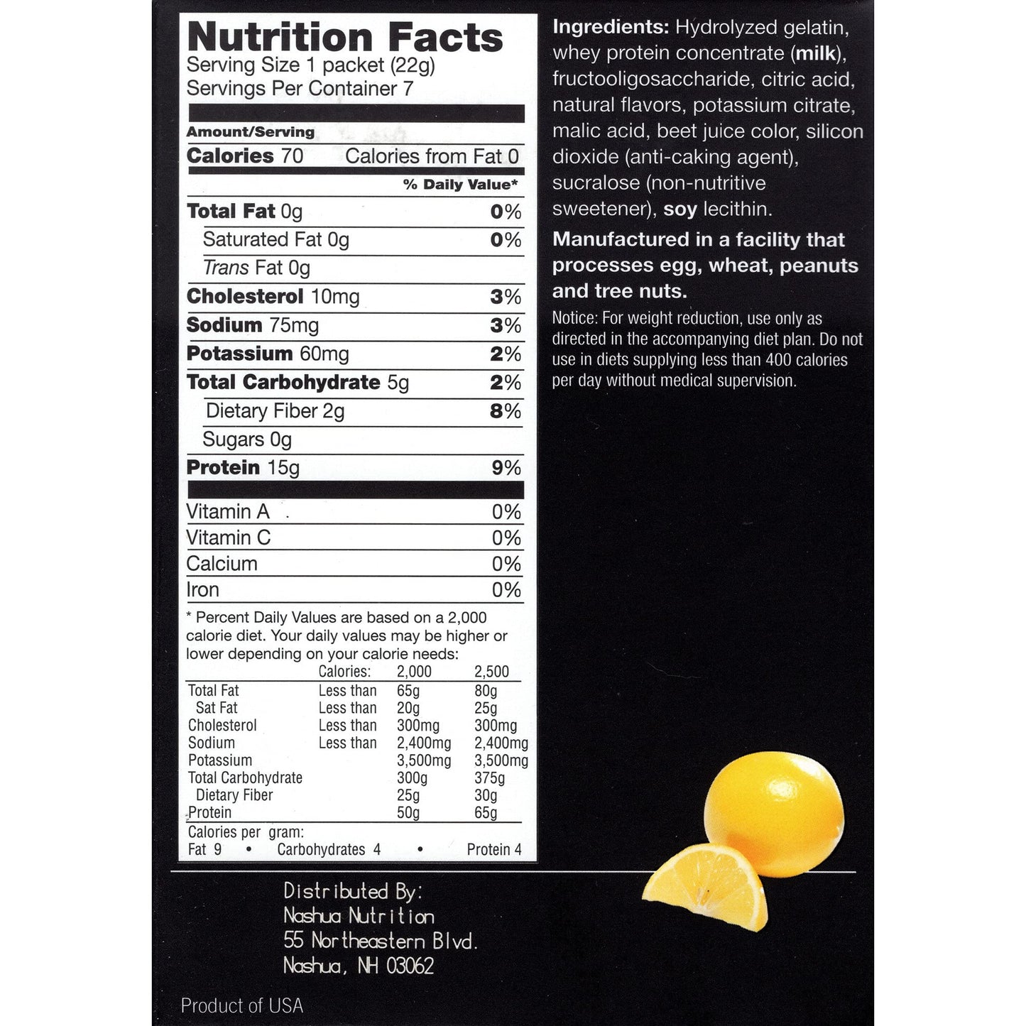 Proti-Thin High Protein Pink Lemonade Instant Drink Mix, 15g Protein, Low Calorie, Low Carb, Fat Free, Sugar Free, KETO Diet Friendly, Ideal Protein
