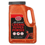 Spicy World Hot Cayenne Pepper Powder Bulk 5 LBS Jar - Red Ground Pepper 50,000 SHU Heat Unit - Gluten Free All Natural Red Pepper - For Commercial