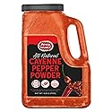 Spicy World Hot Cayenne Pepper Powder Bulk 5 LBS Jar - Red Ground Pepper 50,000 SHU Heat Unit - Gluten Free All Natural Red Pepper - For Commercial