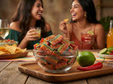 Chamoy Covered Sour Gummy Candy 2 Lb ~ Smarty Stop (Rainbow Belt Bites)