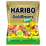 Haribo Sour Gold Bears Gummies Bag, 4.5 oz