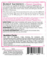 Burnt Sacrifice Sweet Carolina Style Gourmet BBQ Spice Dry Rub seasonings (10 Ounce Bag Makes Over 20 Pounds) Pork Ribs Chops Chicken Turkey Wings