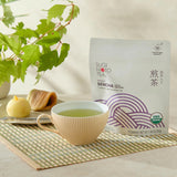 SUGIMOTO TEA Japanese Organic Sencha with Matcha Green Tea Bags 12 Count