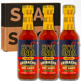 Hot Ones Pickled Garlic Sriracha Hot Sauce | Spicy, Savory Sriracha Made With Natural Ingredients | 5 Fl Oz. (3 Pack)