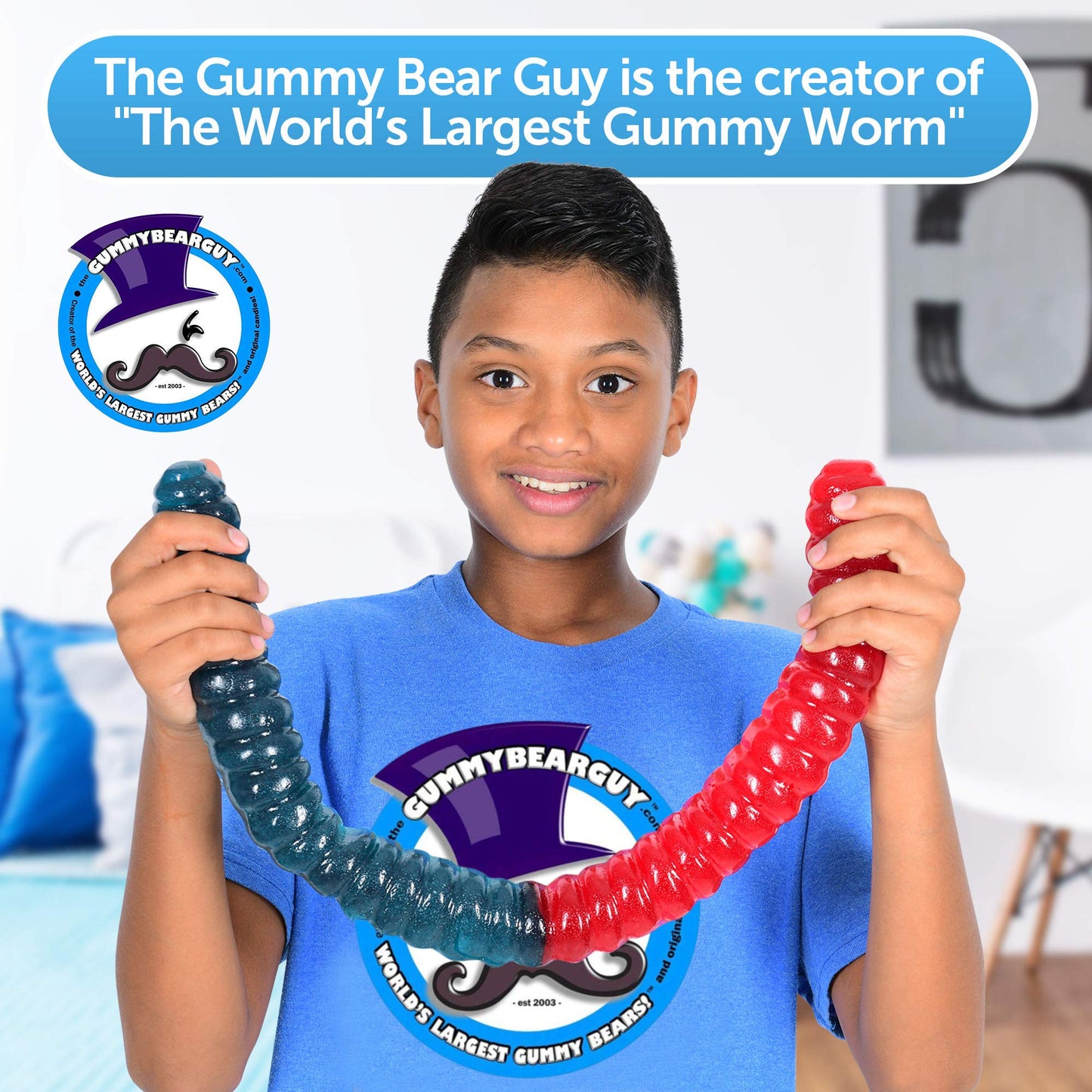 The Original World's Largest Gummy Worm® - 5 Combination Options!
