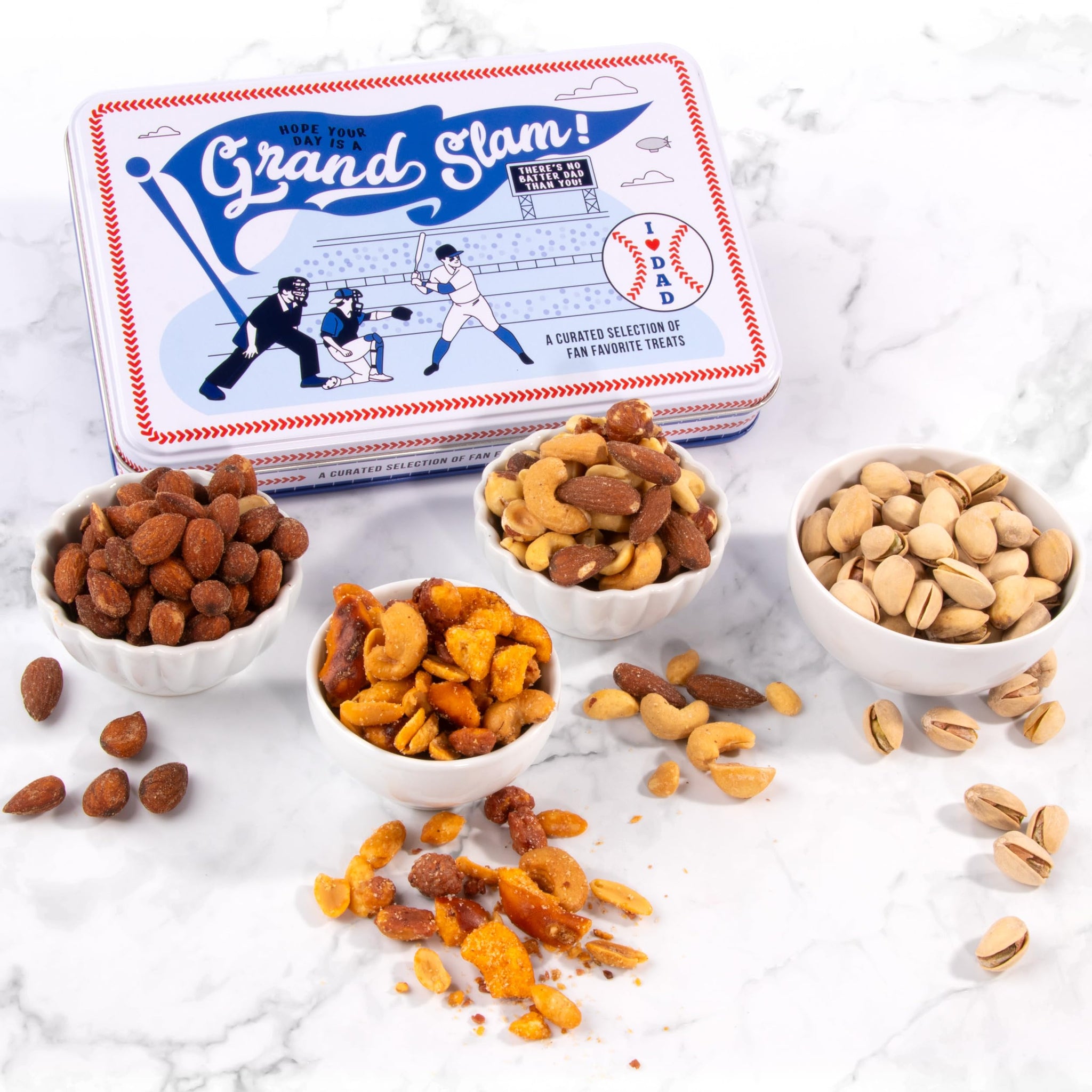 Dad's Nut & Snack Tin Father's Day Gift