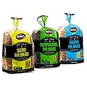Rye Bread | 3 Flavor Variety Bundle | (1) Seeded Rye Bread, (1) Real Jewish Rye Bread ( Seedless) & (1) Pumpernickel Bread | 2-3 Day Shipping |16 oz