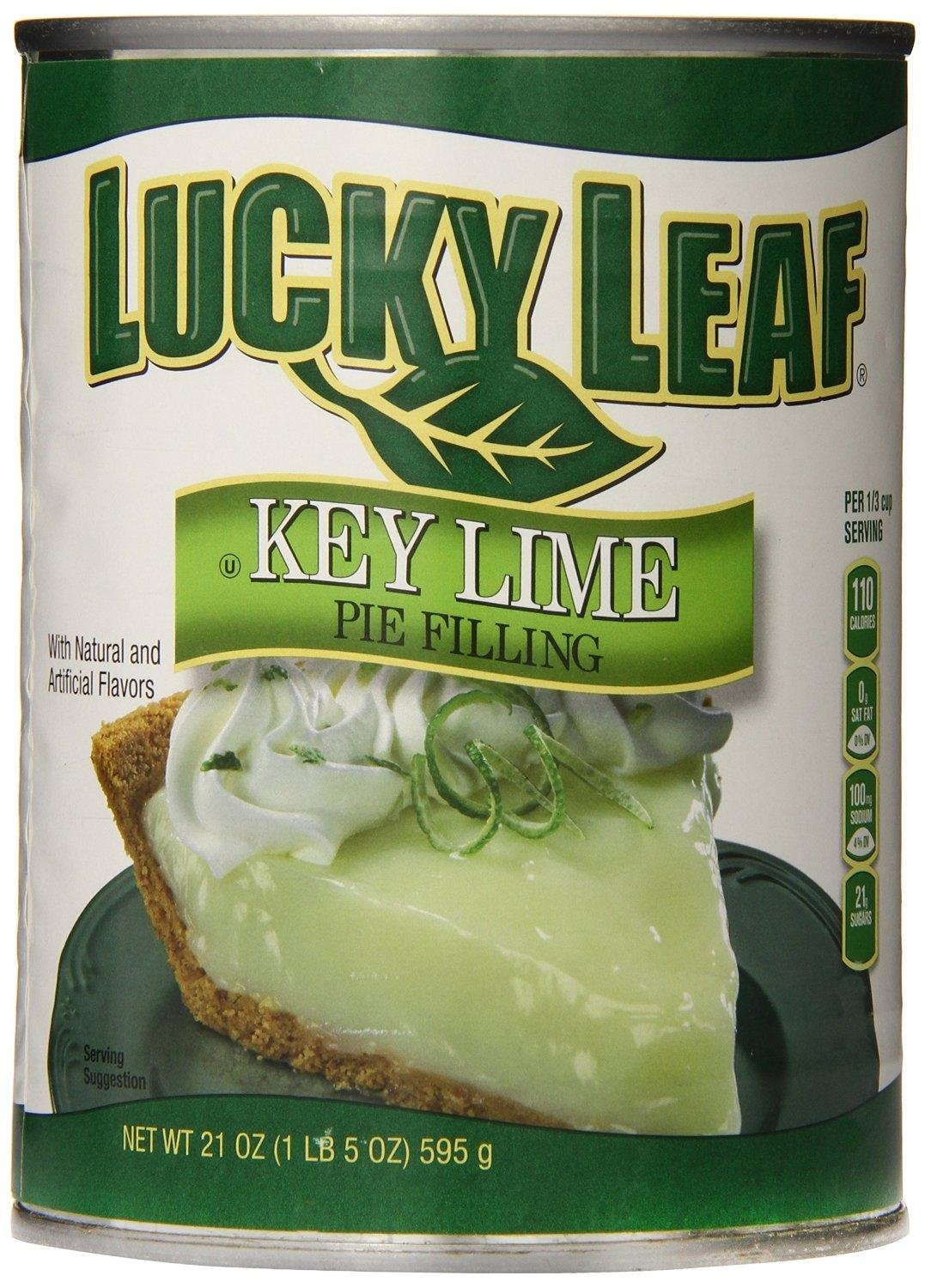 Lucky Leaf Key Lime Pie Filling (Pack of 2) 21 oz Cans by Lucky Leaf
