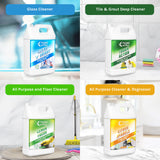 Hygea Natural Cleaning Starter Kit - 1 Gallon - Eco-Friendly Household Cleaners - Degreaser, All Purpose Cleaner, Glass Cleaner, & Tile and Grout