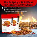 Aromasong Turkey Brine, Hot & Spicy, For Wet & Dry Brining, 2 Lb. 100% Natural, Gourmet Sea Salt Poultry Seasoning, for Roasting, Grilling, & Smoking