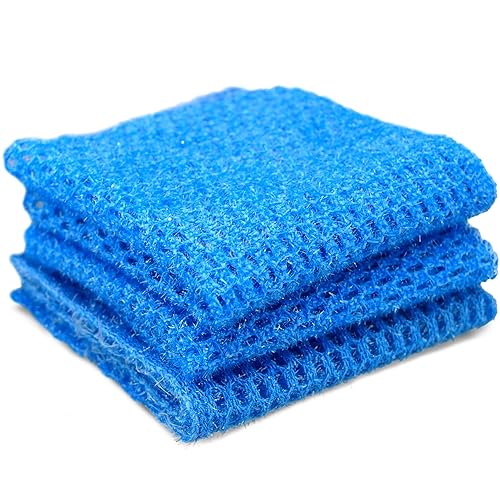 Non Scratch Dish Scrubbers for Cleaning Dishes (3PK) - Reusable Kitchen Sponge - Replace Dish Sponges for Washing Dishes - Best Household Scrubbing