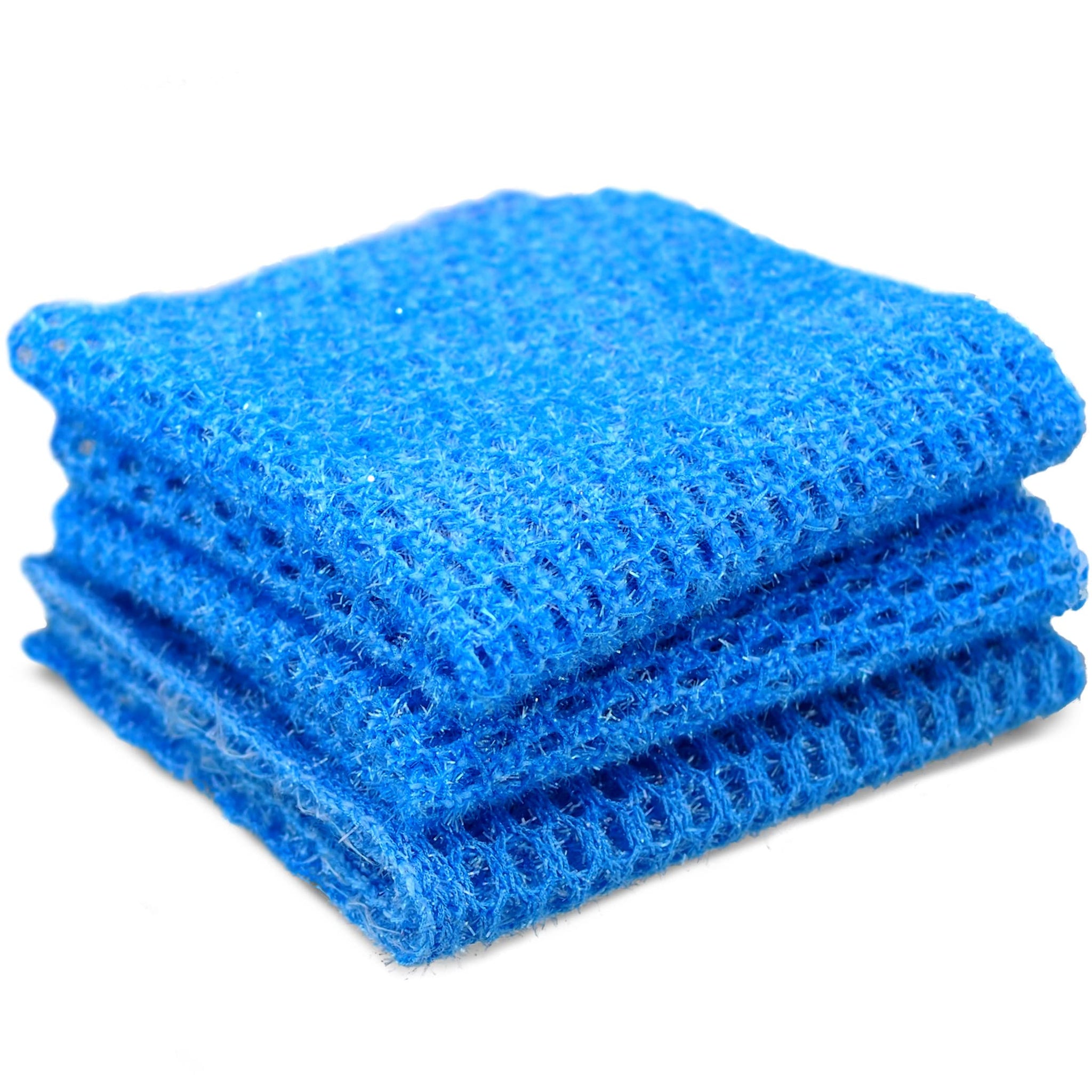 Non Scratch Dish Scrubbers for Cleaning Dishes (3PK) - Reusable Kitchen Sponge - Replace Dish Sponges for Washing Dishes - Best Household Scrubbing