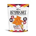 BeyondChipz Low Carb Tortilla Chips, Taco Street, Keto Friendly, Gluten Free, 5.3oz Bag, Pack of 4