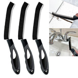 Crevice Cleaning Brush for Deep Cleaning Bathroom Tile, Kitchen Sink and Window Tracks, Multi-Purpose Hard Bristle Cleaning Brush for Household Use