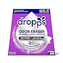 Dropps Odor Eraser Pods (64 Count) - Powered by TriCore Erase | Use With Detergent | Odor Remover | For Sweat, Musty Towels, Mildew, Pet & Body Odors