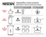 Nescafe Coffee Nescafe Milano Soluble Espresso Roast Coffee, Espresso Roast, 8.81 Ounce