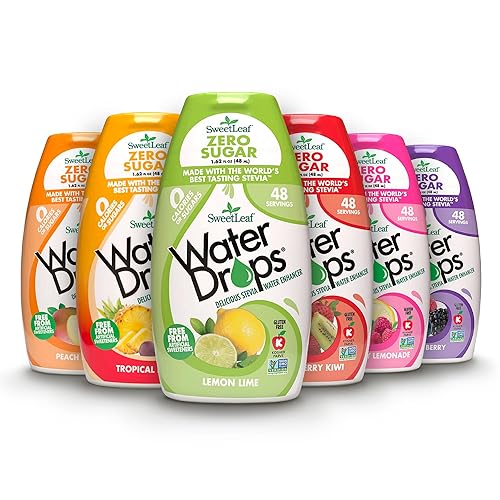 SweetLeaf Water Flavoring Drops - Stevia Water Enhancer, Sugar Free, Zero Calorie Water Additive for Flavor, Contains Monk Fruit Extract, Gluten Free