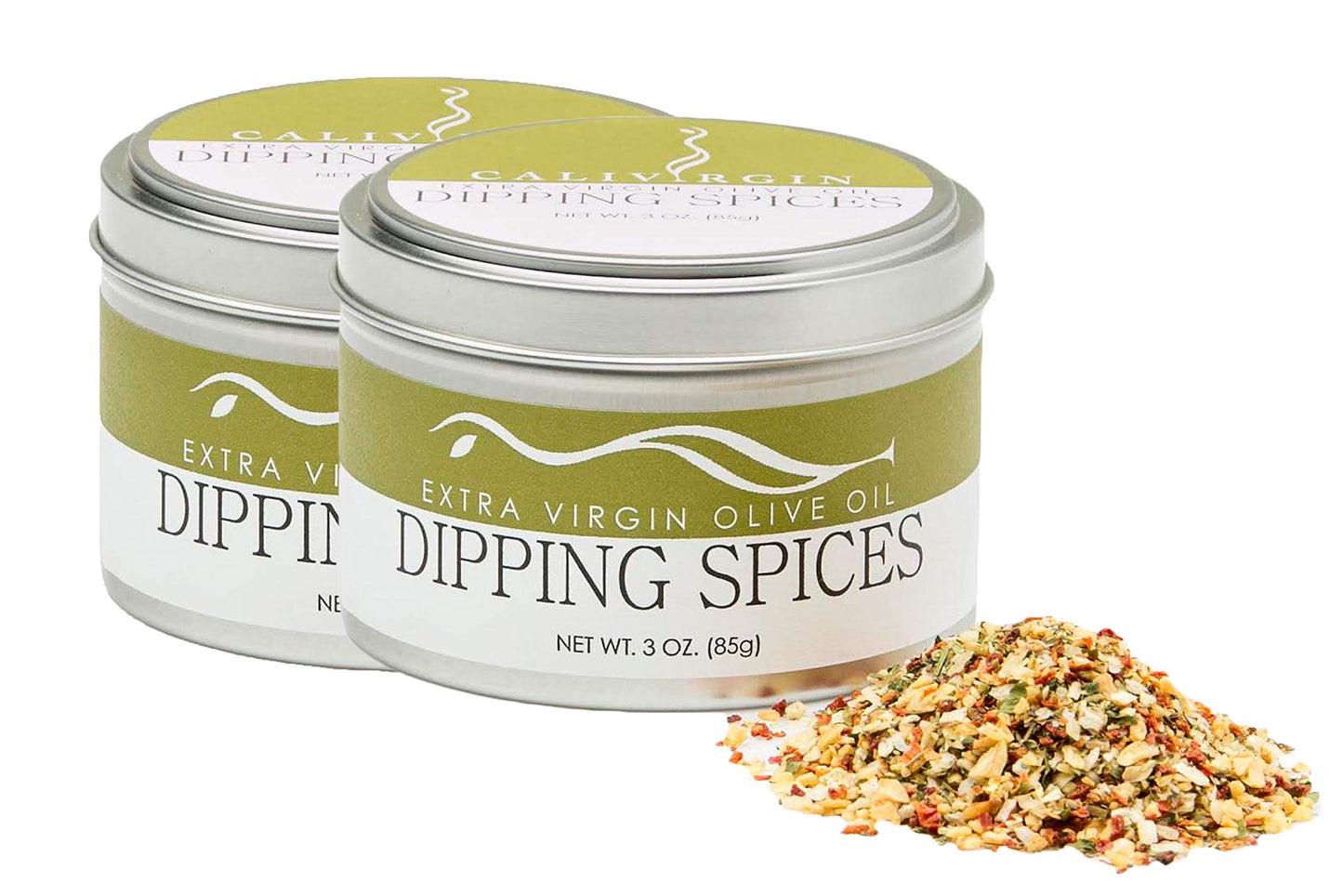 Calivirgin Olive Oil Dipping Spices - Restaurant Style Gourmet Spice Mix - Premium Dip Seasoning Spice Blend - Basil, Sun-dried Tomatoes, Garlic