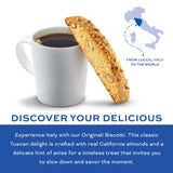Nonni's Originali Almond Biscotti, Individually Wrapped Italian Cookie Snacks, 8 Servings (Pack of 1)