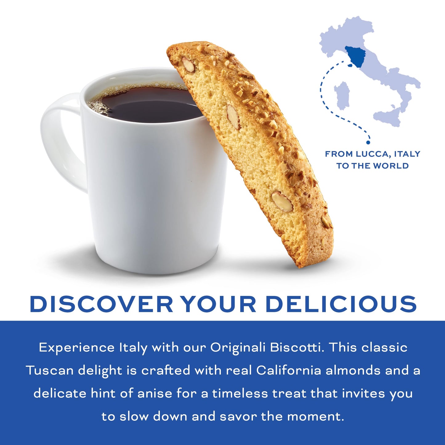 Nonni's Biscotti, Originali, 6 Boxes, 48 Biscotti Total