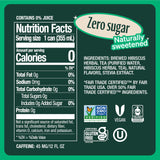 Zevia, Organic Caffeine Free Sweetened Hibiscus Passionfruit Tea, 12 Fl Oz