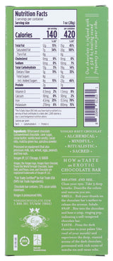 Vosges Haut-Chocolat , & Spirulina Super-Dark Chocolate Bar, Matcha Green Tea, 3 Ounce