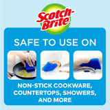 Scotch-Brite Non-Scratch Scrub Sponges, 24 Scrub Sponges, Lasts 50% Longer than the Leading National Value Brand