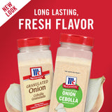 McCormick Granulated Onion, From Whole, White Onions, For Bringing Consistent Flavor to Meals & Recipes, 18 oz