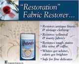 Engleside Products Restoration Hypoallergenic Powder to Clean Antique and Delicate Linens Safely 32 Ounce Tub- One