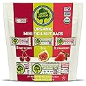 Happy Village Organic Mini Fig & Nut Bars, VARIETY (24 Packs, 0.7 OZ each), No Refined Sugar, Kosher, Non-GMO, Gluten Free, Vegan, Good Source