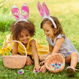 Chochkees Fillable Transparent Easter Eggs with Hinge Bulk Clear Bright Plastic Easter Eggs, Perfect for Easter Egg Hunt, Surprise Egg, Easter Hunt
