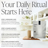 Arbonne EssentialMeal Meal Replacement Shake - Protein Shake, Vegan Protein Powder, Complete Daily Nutrition, Coffee