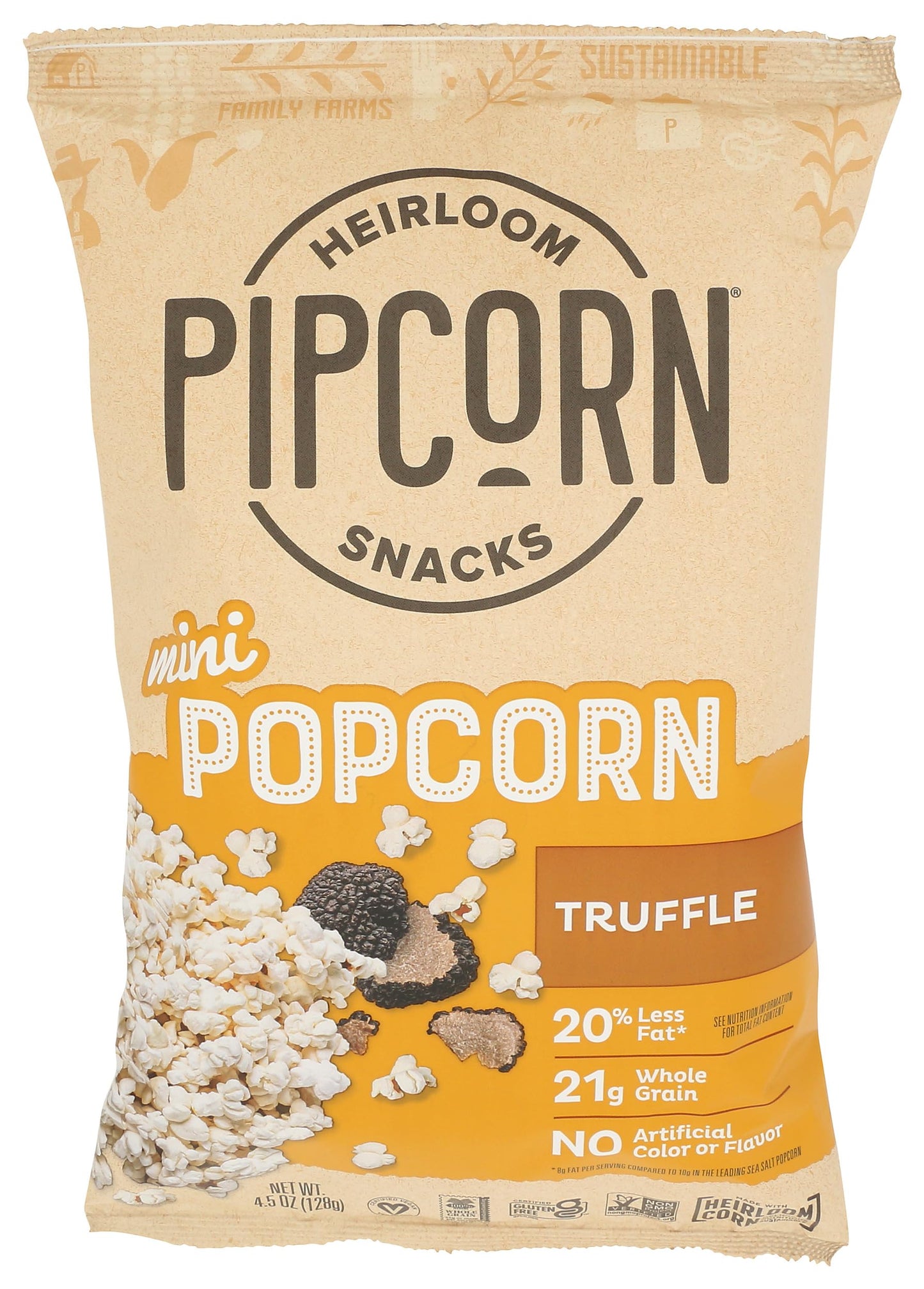 Heirloom Truffle Mini Popcorn by Pipcorn, 4.5 Oz
