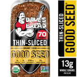 Dave's Killer Bread Good Seed Thin-Sliced, Organic Bread, 13g Whole Grains per Slice, 20.5 oz Loaf