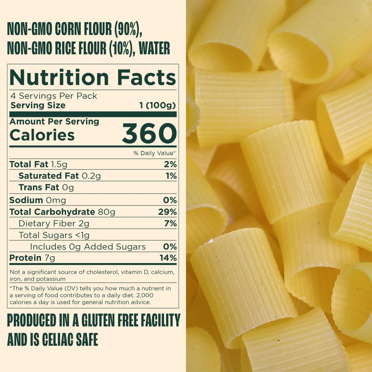 Giadzy by Giada De Laurentiis 3 Pack Gluten Free Mezzi Rigatoni - Made in Italy, Artisanal, Clean Ingredients - Non GMO