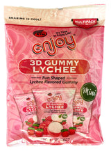 Enjoy Hawaii 3D Fun Shaped Mini Lychee Gummy Multipack