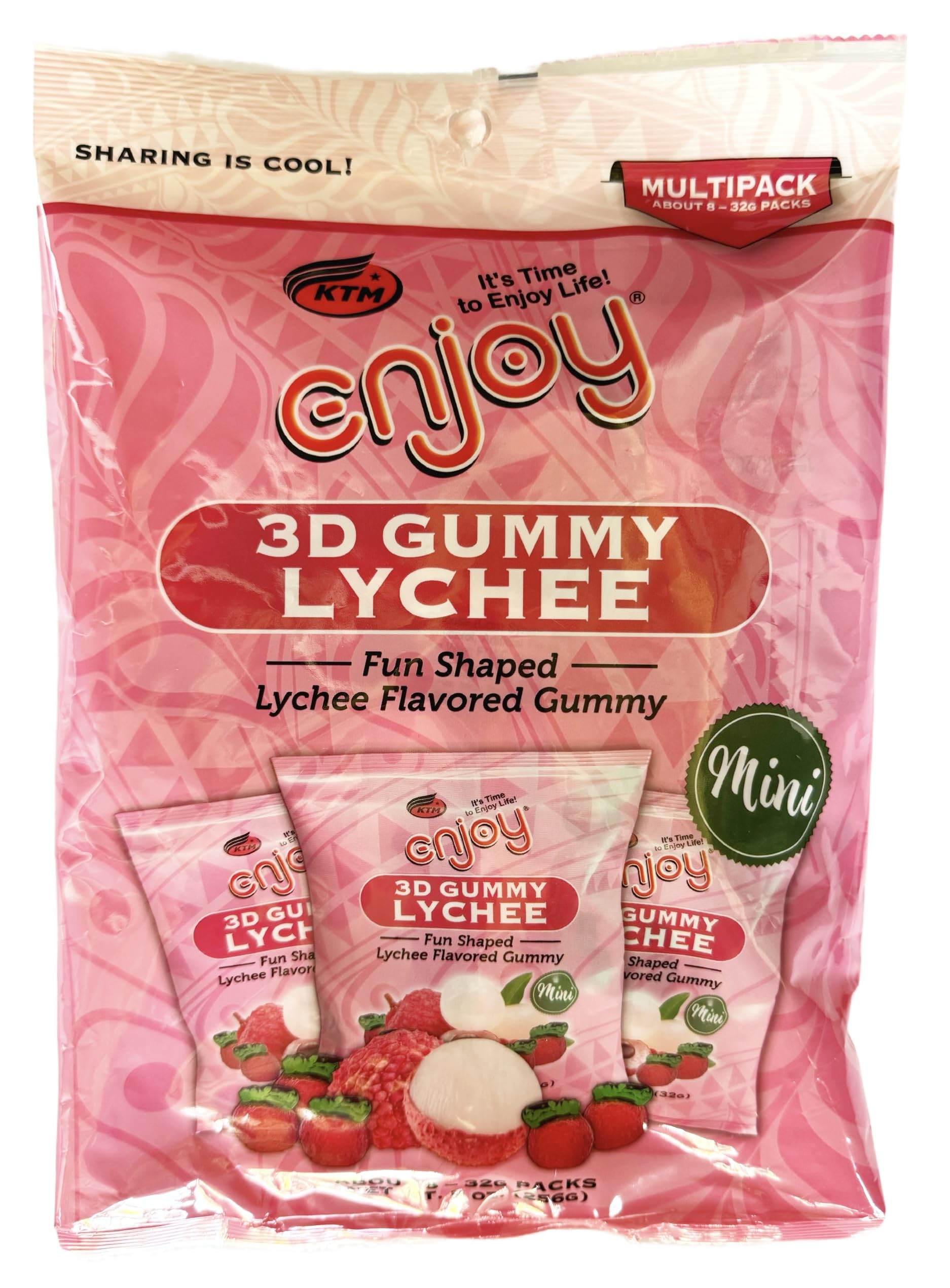 Enjoy Hawaii 3D Fun Shaped Mini Lychee Gummy Multipack