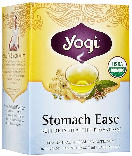 Yogi Tea Stomach Ease, Herbal Supplement, Tea Bags, 16 ct