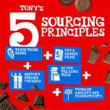 Tony’s Chocolonely Assorted Chocolate Candy Pieces, Belgian Milk & Dark Chocolate, Caramel Sea Salt, Almond Sea Salt, Honey Almond Nougat, Pretzel