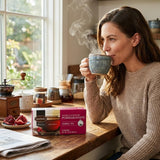 Farmer Brothers Premium Pomegranate Herbal Tea - 25 Individually Wrapped Bags - Naturally Caffeine-Free Fruit Tea with Tangy, Berry-Like Aroma