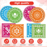 81PCS Mexican Fiesta Party Decorations Mexican Cinco De Mayo Party Decorations Supplies Mexican Disposable Paper Plates Napkins Mexico Plastic