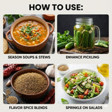 SPICY PANTRY Celery Seeds 4 oz - Whole, Aromatic Spice for Pickling, Salad, Dressings, Soups and Spice Blend - Bold Earthy Flavor, Antioxidant-Rich