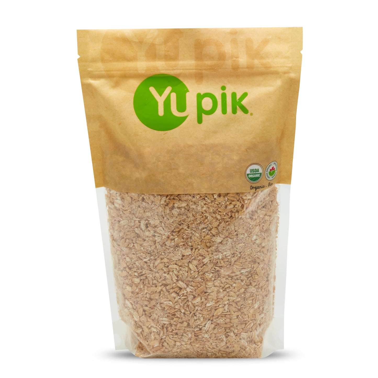 Yupik Organic Kamut Flakes, 2.2 lb (35.2 oz), Non-GMO, Kosher, Vegan, Made from Raw Whole Grains, Steamed, Rolled, & Lightly Roasted Flakes, Source