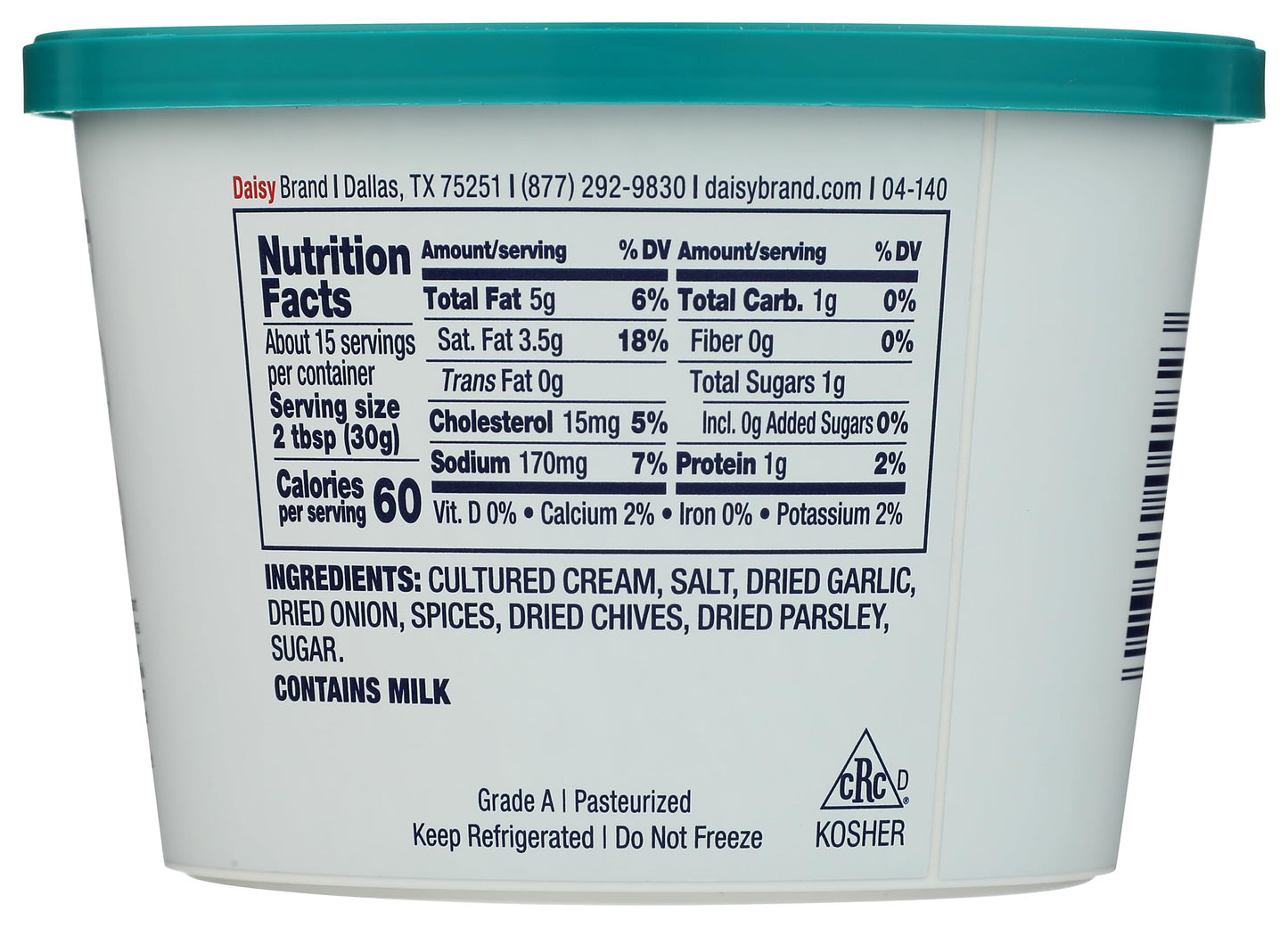Daisy Sour Cream Creamy Ranch Dip, 16 OZ