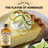 Happy Home Key Lime Extract, Natural, Dairy-Free, Nut-Free, Gluten-Free, Kosher, 4 fl oz