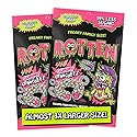 Rotten Sour Gummy Cruncheez - Low Sugar, Low Calorie, 5g Gut-Friendly Prebiotic Fiber, Gluten Free Candy, No Artificial Dyes - 5.3 oz Share Pack [2